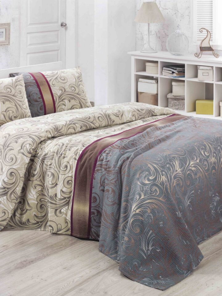 Hürrem - Cream Beige Grey Claret Red White