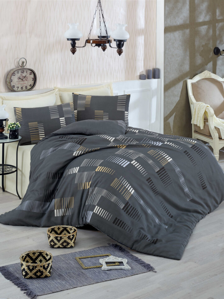 Trace - Anthracite - Anthracite Gold White