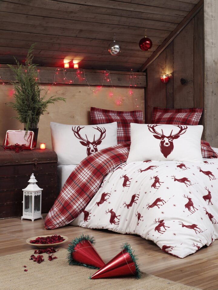 Geyik - Claret Red - Claret Red White