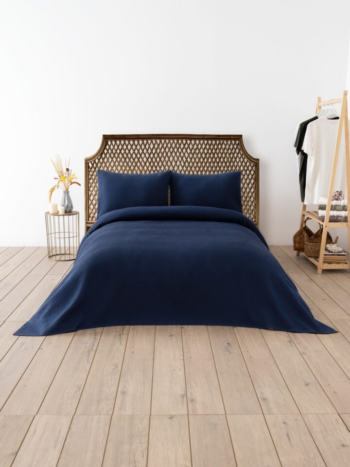 Waffle - Navy Blue