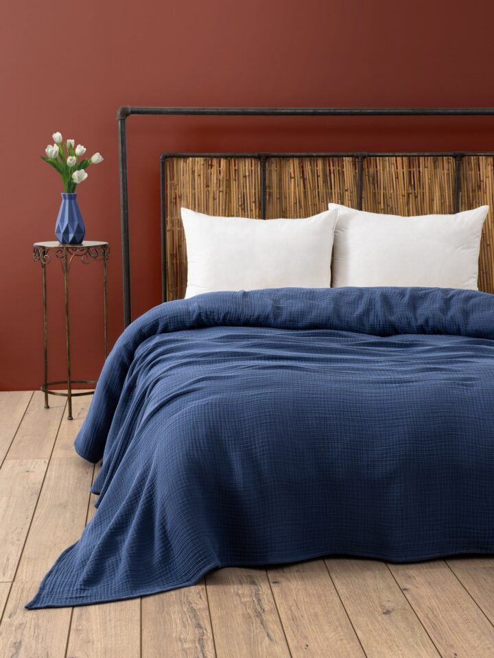 Muslin - Navy Blue (220 x 250)